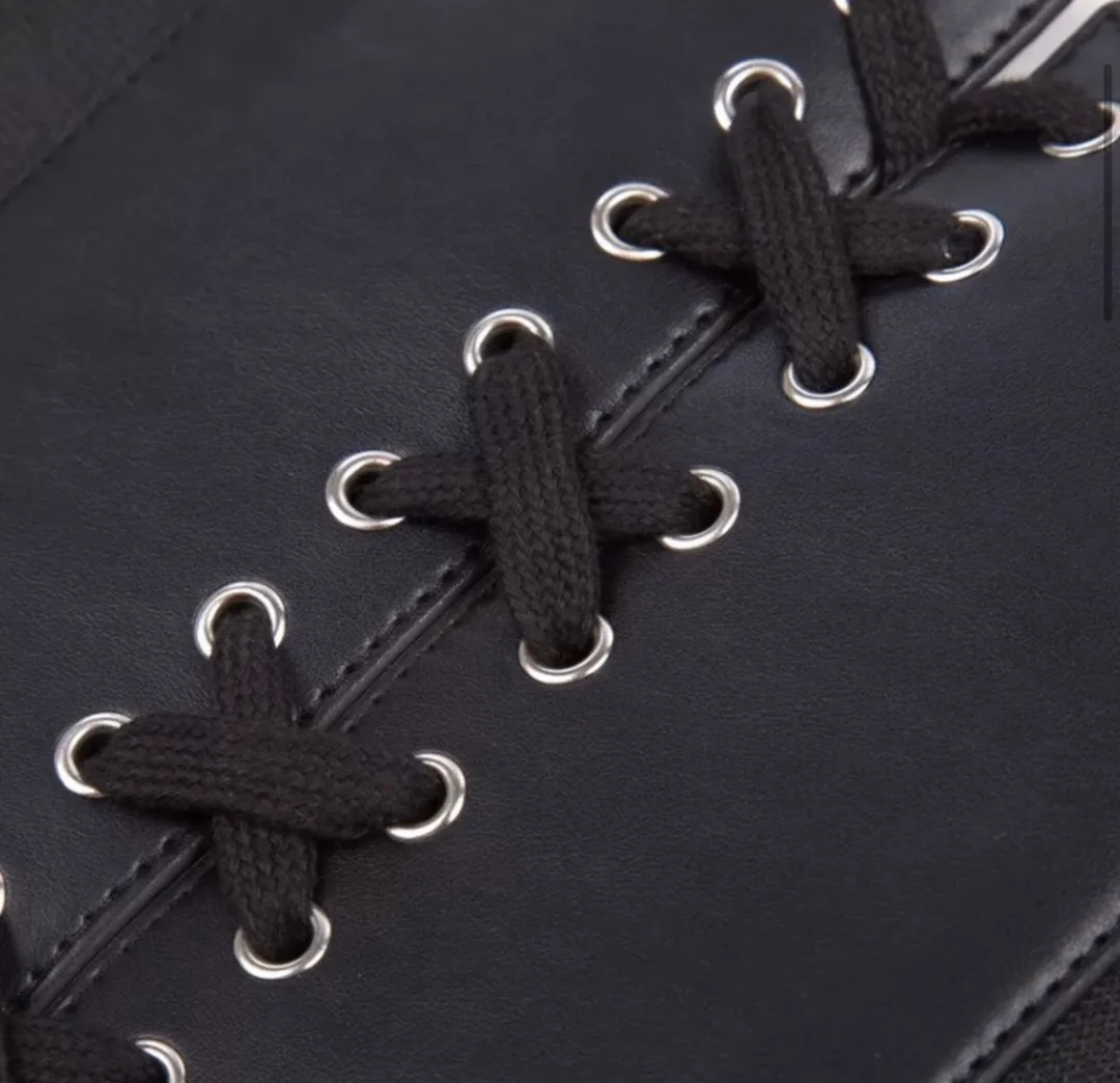 Boutique Sexy Black Snap Back Waist Trimmer Corset Belt - Image 4