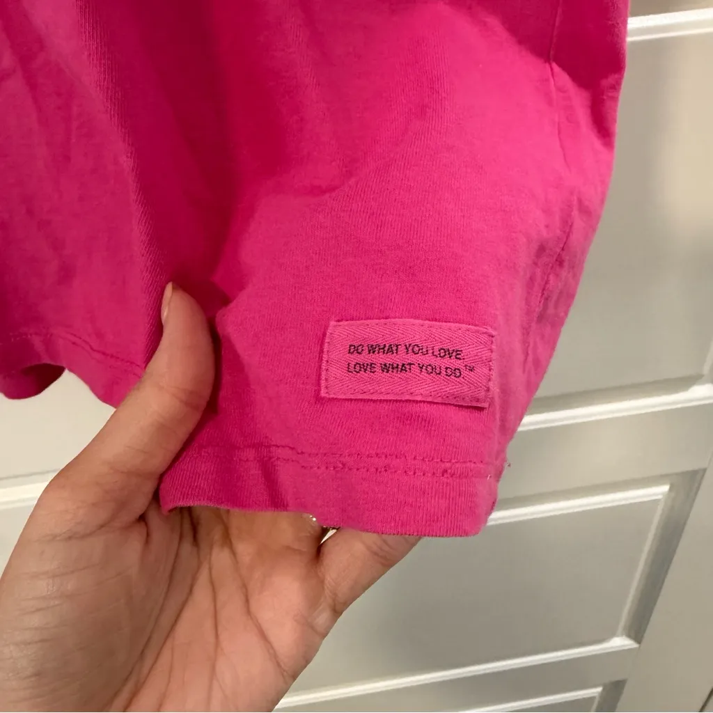 Life Is Good Pink Short Sleeve Classic Fit Graphic T-Shirt - Image 4