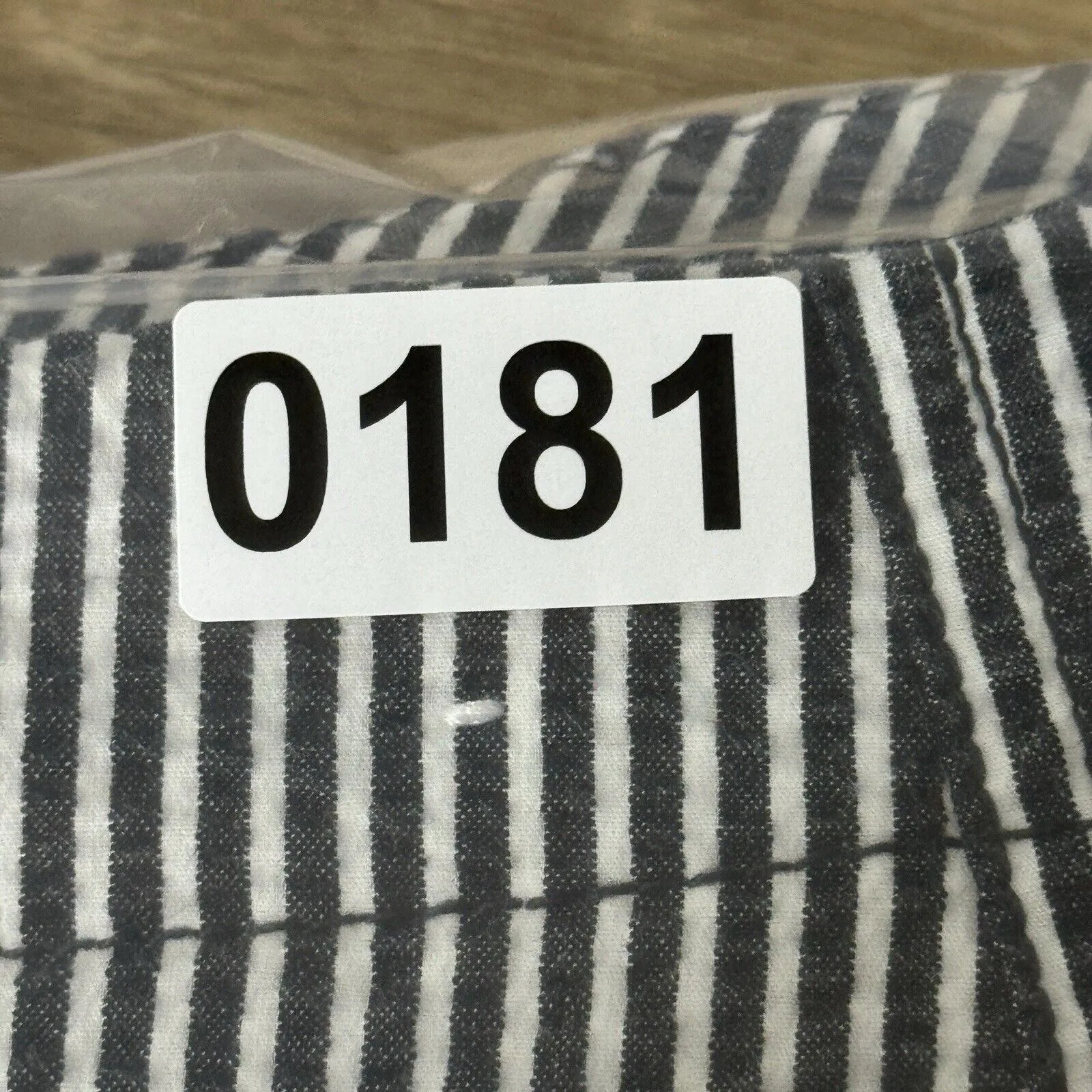 Ann Taylor Factory Crop‎ Wide Leg Pants Womens 6 Black White Stripe Workwear - Image 7