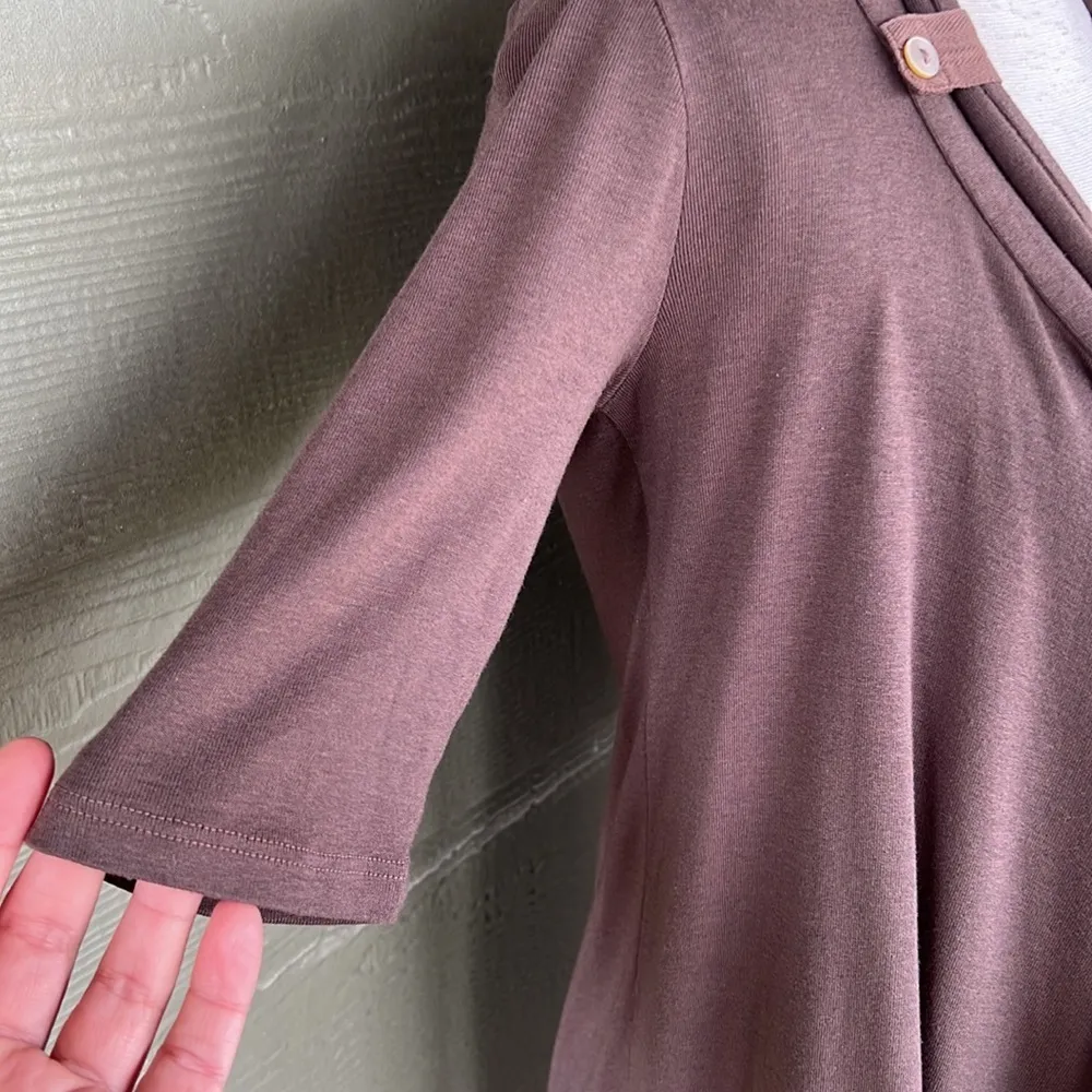 Splendid Open Front Short Sleeve Knit Cardigan - Image 4