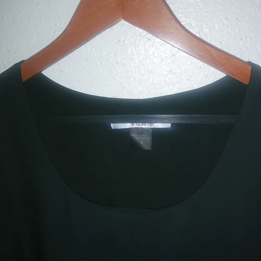 Nygard 1X Flowy Black Elegant Top Plus Funeral - Image 6