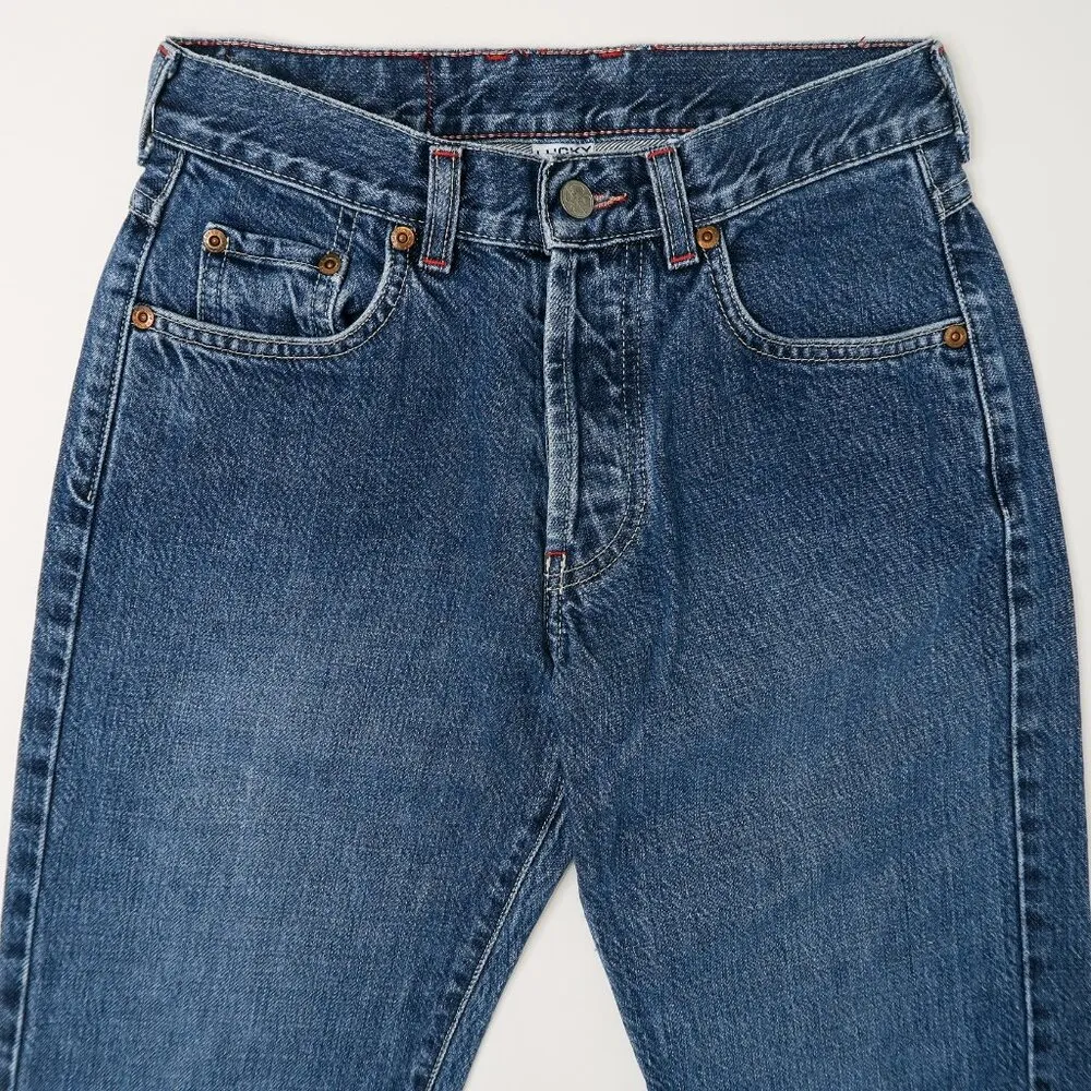 Vintage 90s Lucky Brand Dungarees 224 Low Rise Bootleg Jeans - Image 3