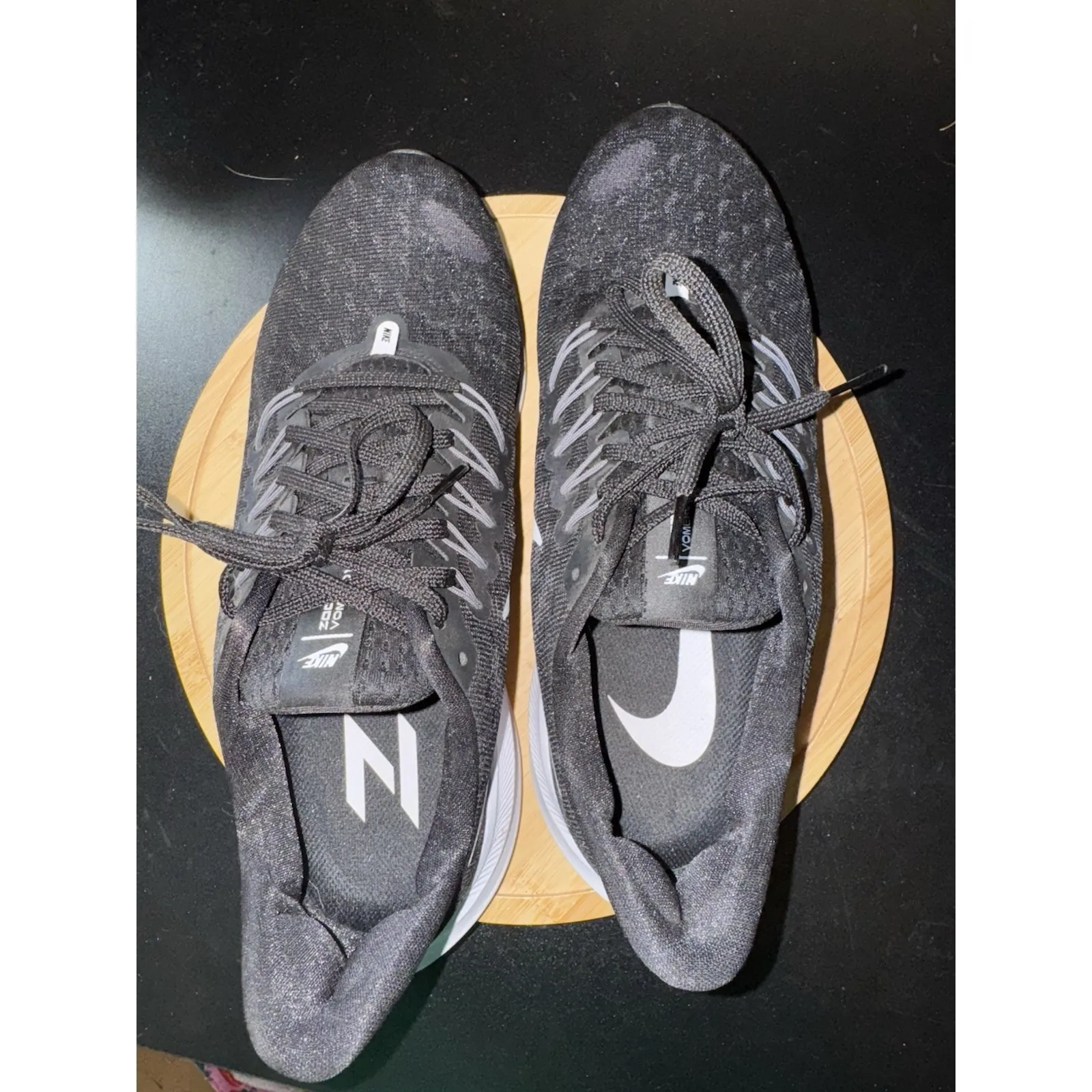 Nike Air Zoom Vomero Nike React Black White Trainer‎ 10.5 Woman AH7858-011 - Image 9