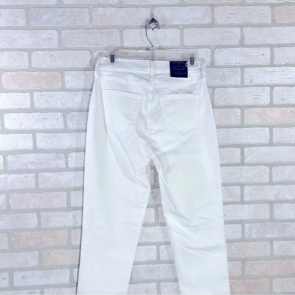 Banana Republic Factory NWT White Curvy Girlfriend Jeans Size 26T - Image 11