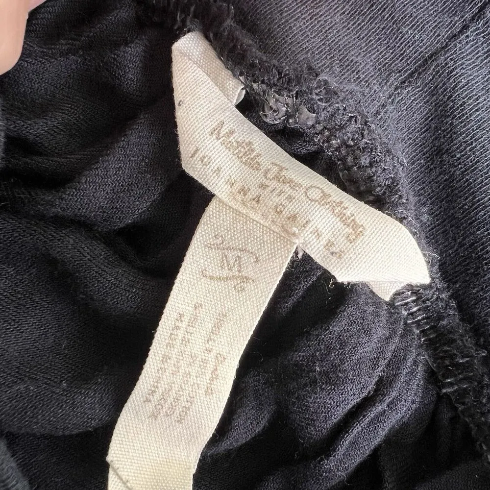 Matilda Jane  Skirt Women's M Black Joanna Gaines Maxi Button Up Prairie Pull On - Image 3