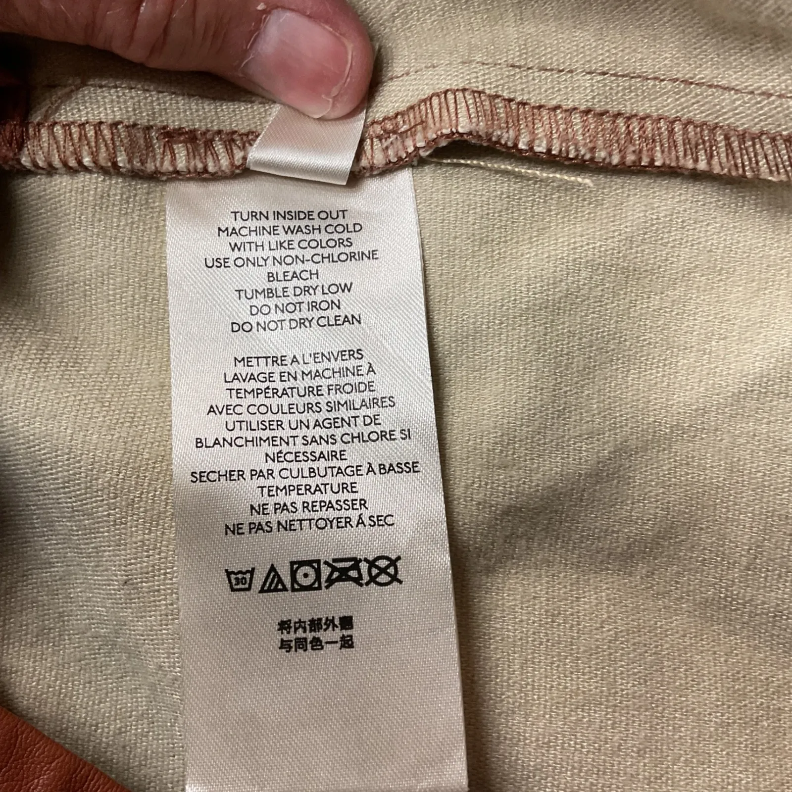 Free People East Of Eden Vegan High Rise Belted Pocket Mini Skirt Orange Size 30 - Image 9