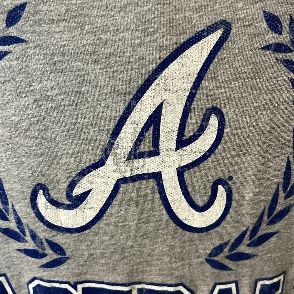 Atlanta Braves Baseball Shirt Womens Medium - Image 5