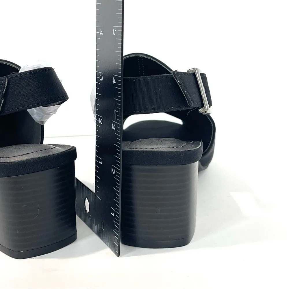 Life Stride Relay Slingback Black Shoes Size 8 - Image 12