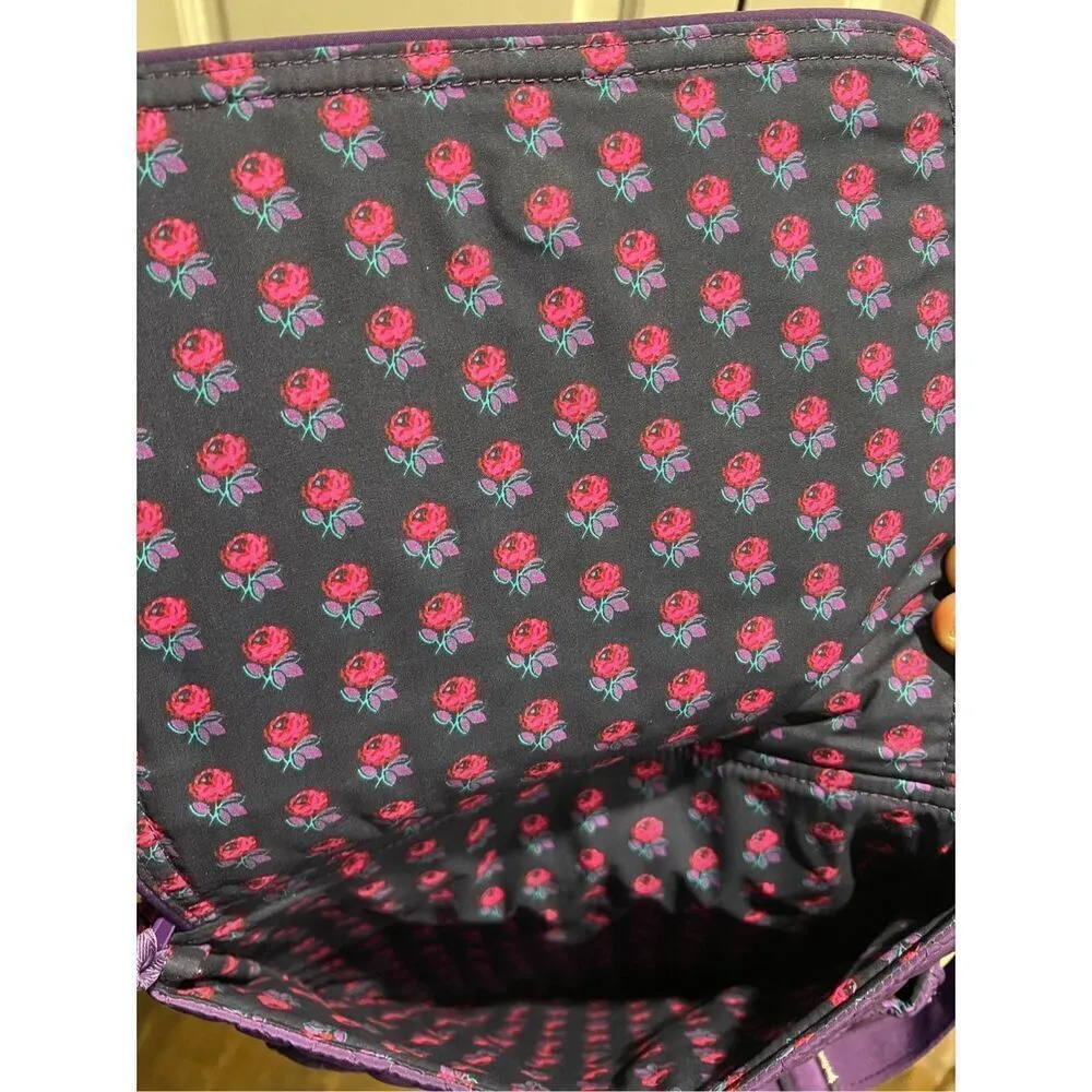 NWT Vera Bradley Top Zip Hipster Crossbody Bag in Elderberry Purple MRSP $115 - Image 4