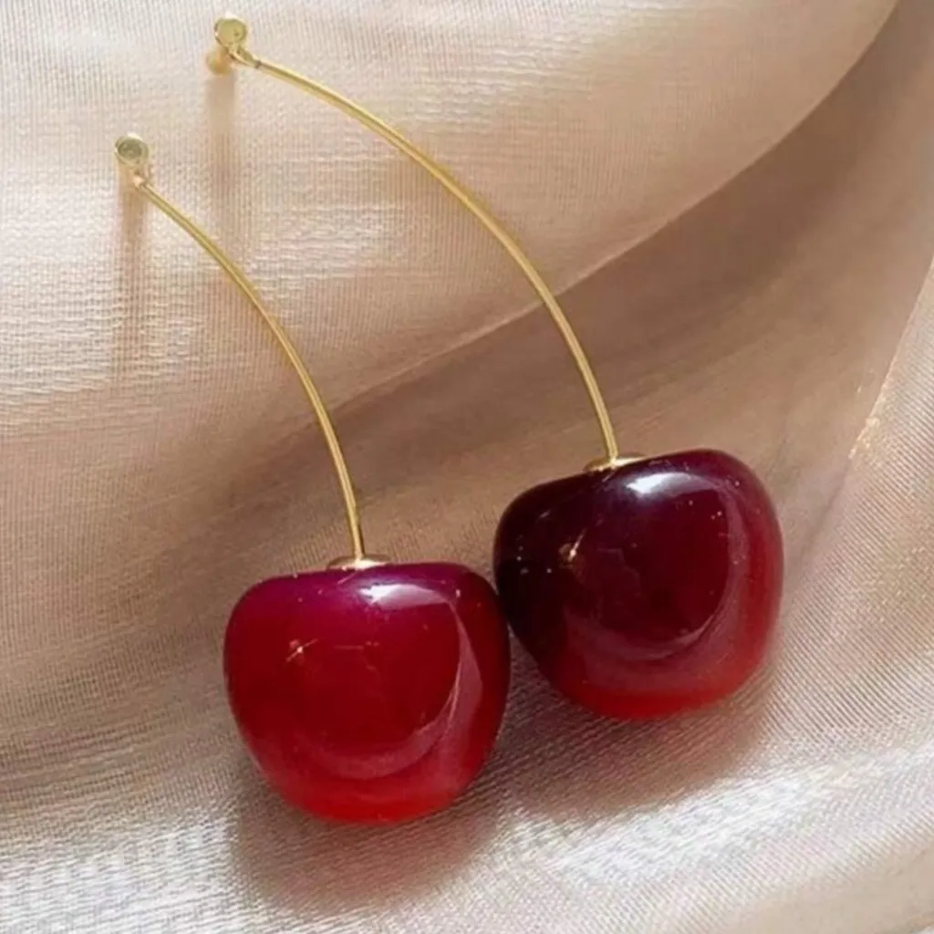 Cherry Duo Earring Bundle Red - Image 5