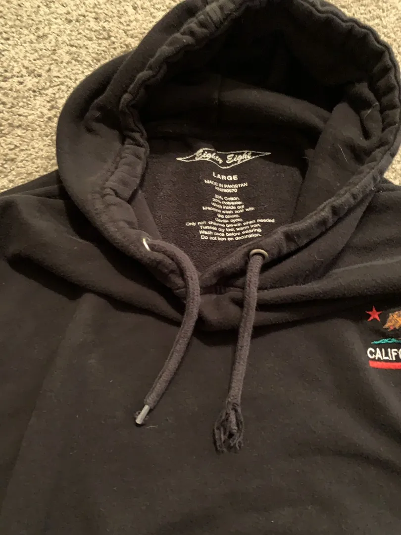 Eighty Eight California Republic Sweatshirt Black - Image 4