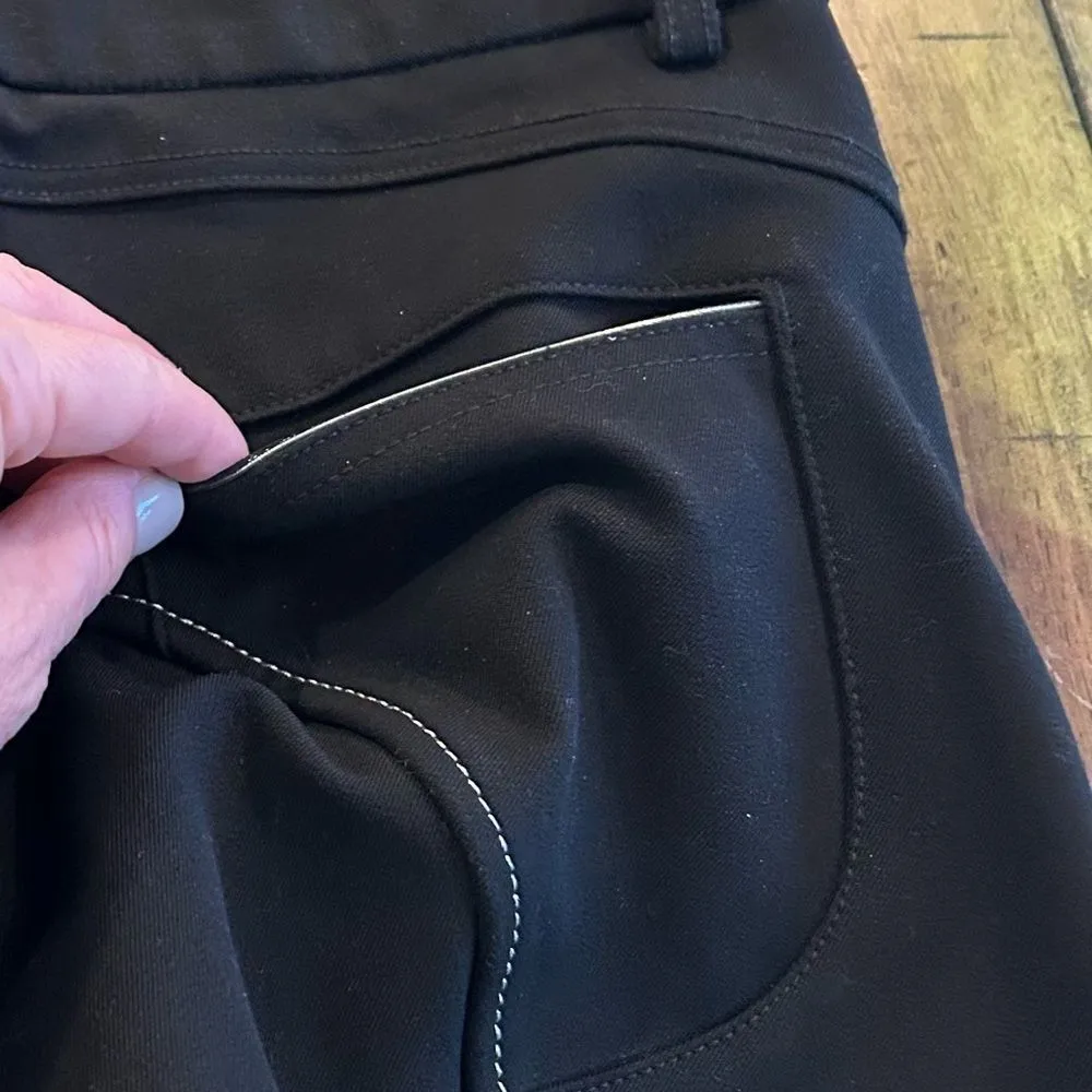 Shires Equestrian Performance Black Breeches Size 28 Black - Image 9