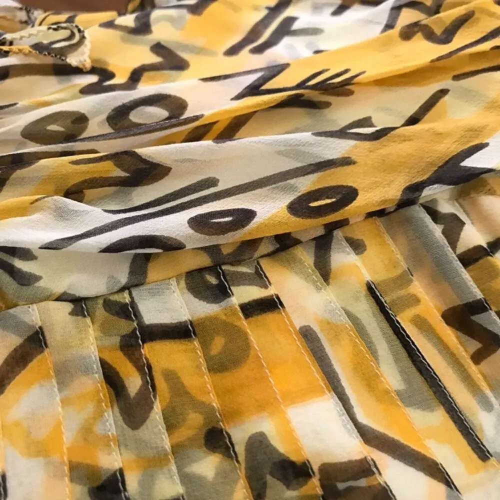 NWOT Oscar de la renta silk Dress SIZE 6 - Image 11