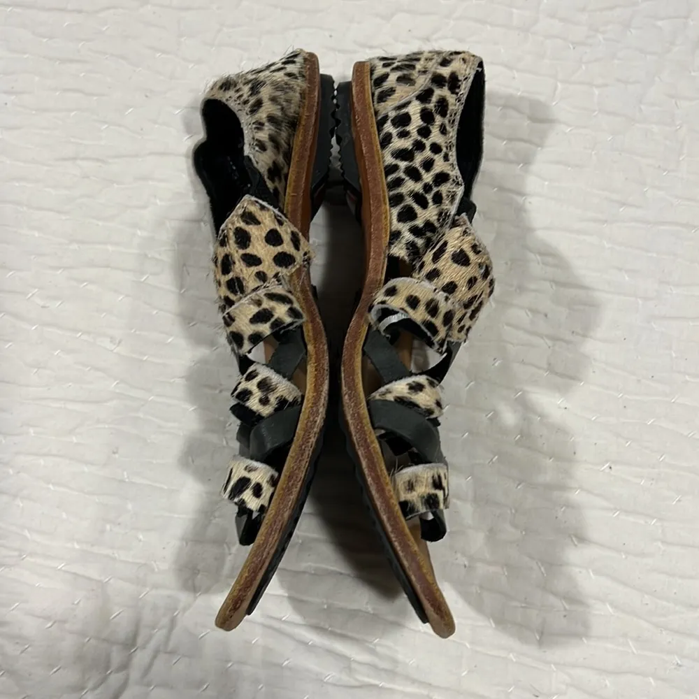 SOREL Lake Shore Horse Hair Sandal Shoe Rare 
Women's Size 8.5 Leopard P… - Image 3
