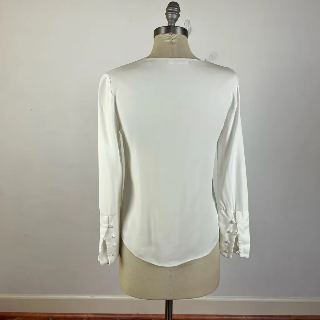 A.L.C White Button Down Blouse - Image 6
