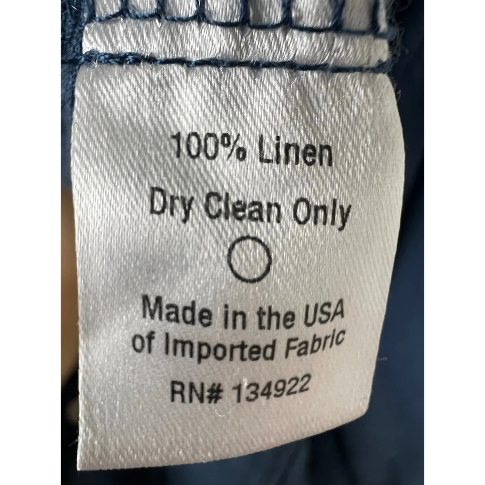 Emerson Fry Blue Linen Button Down Midi Shirt Dress XS - Image 5