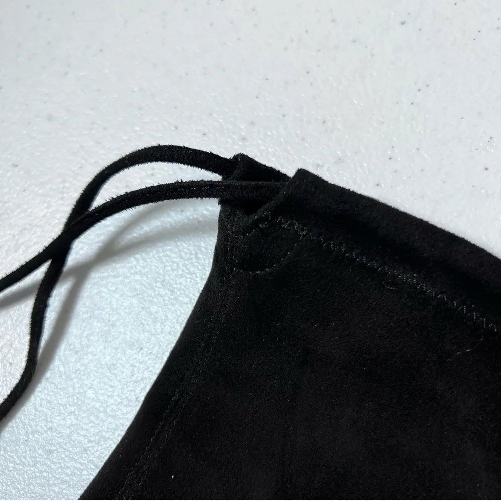 A New Day Black Faux Suede Over-the-Knee Boots - Image 4