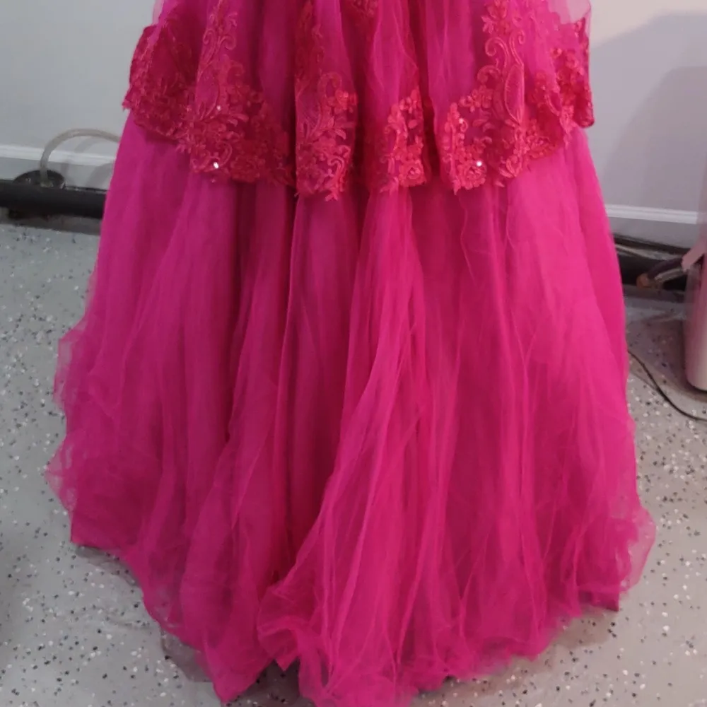 Fifteen Roses ball gown Pink Size 10 - Image 4