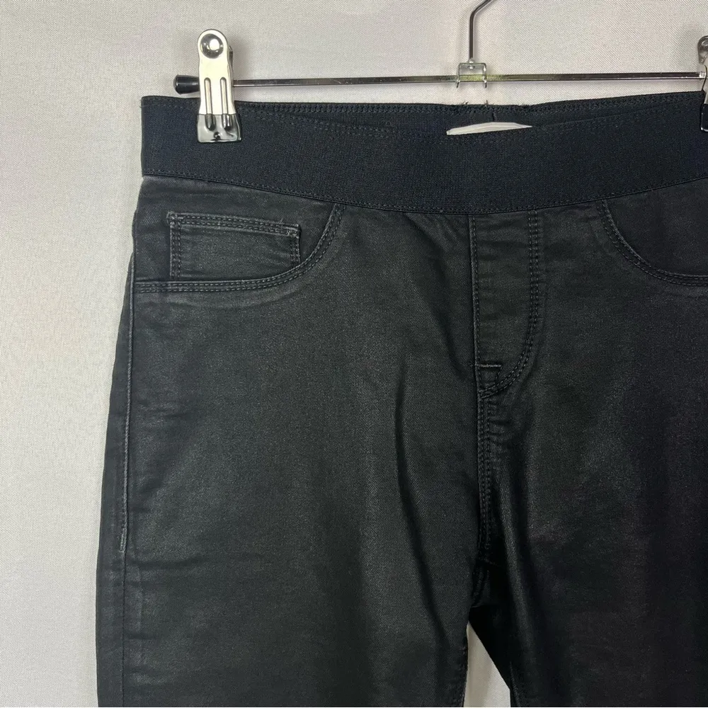 1. State Black Faux Leather Coated Jeggings XS - Image 4