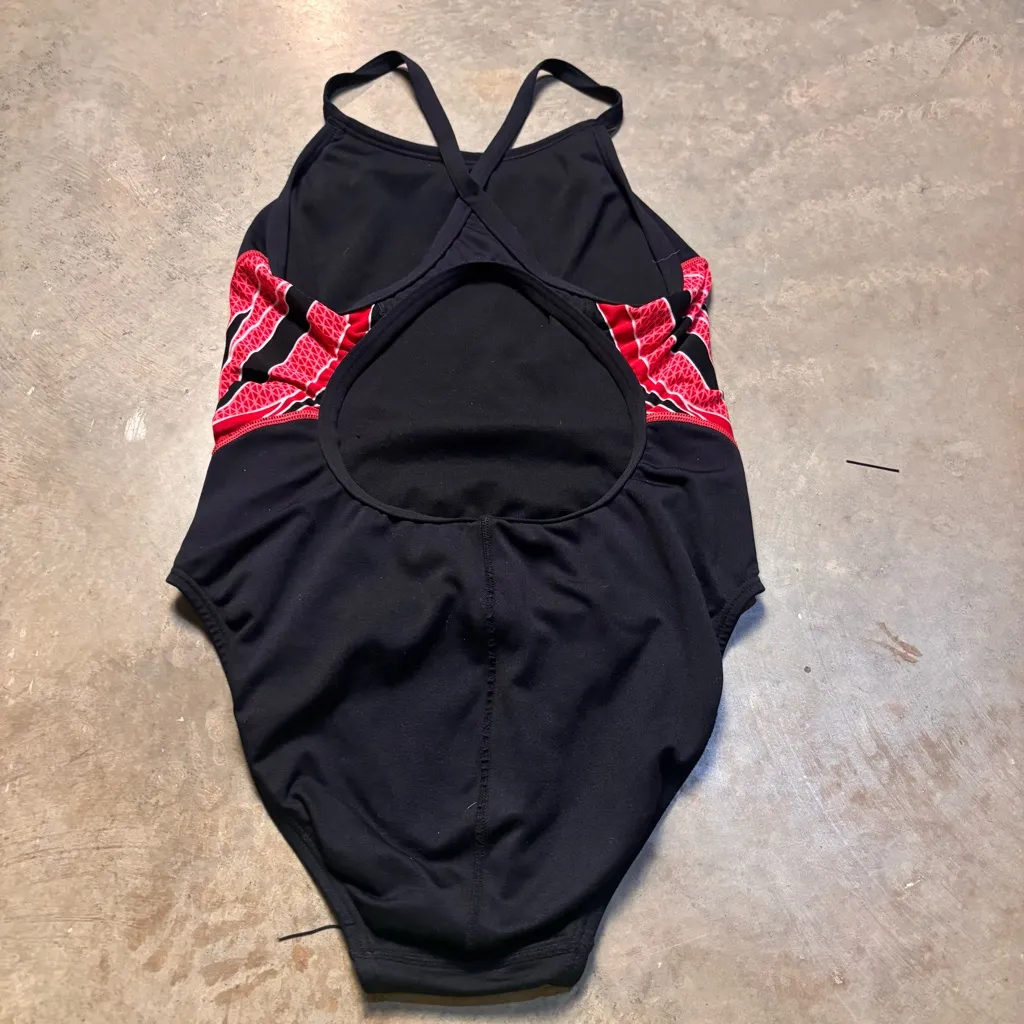 TYR One Piece Swim Suit Black Size M - Image 3