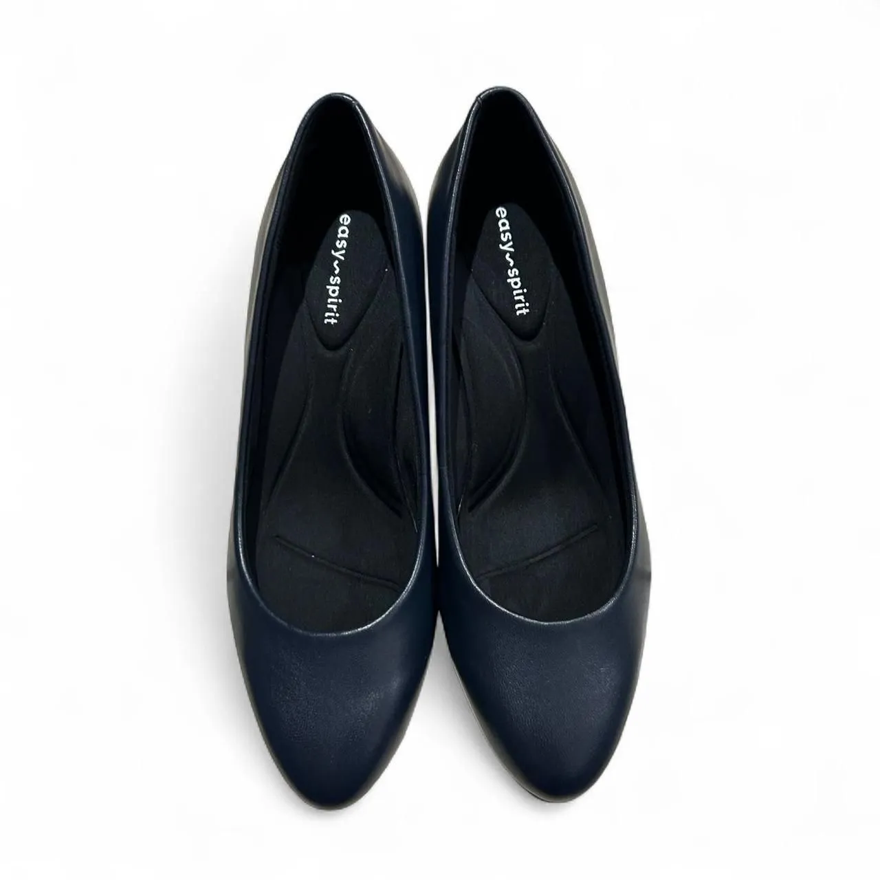 Easy Spirit Navy Block Heel Pumps - Image 3