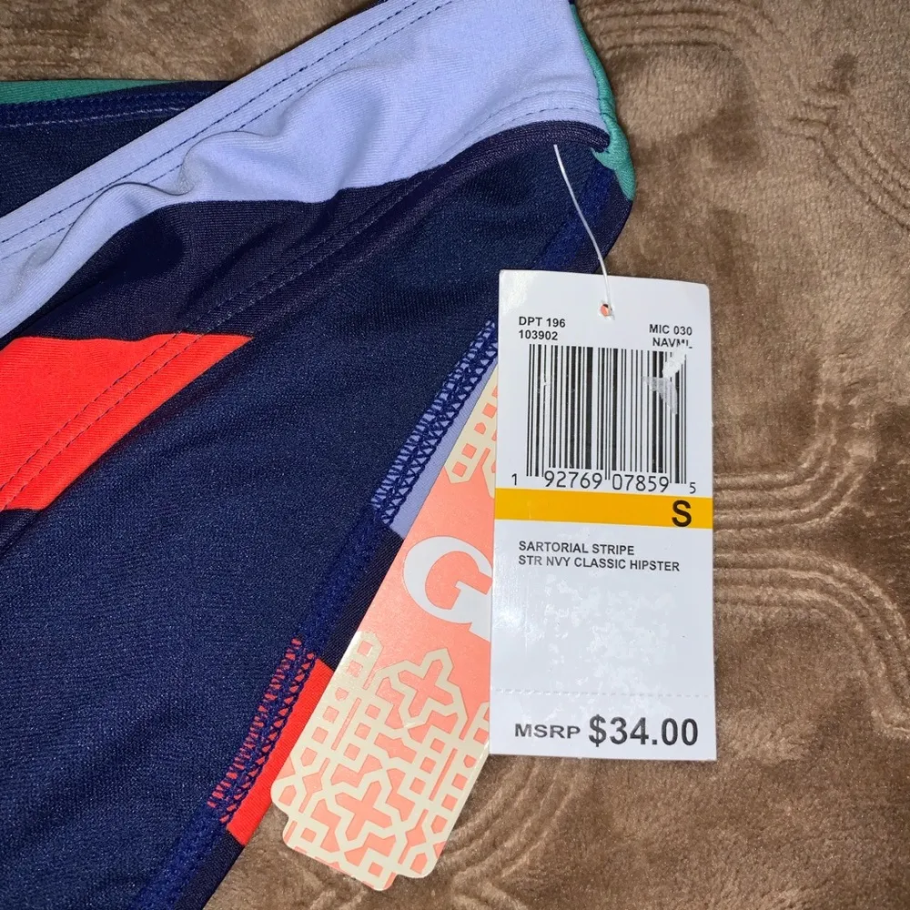 Gianni Bini  striped bathing suit bottoms, Small - Image 3