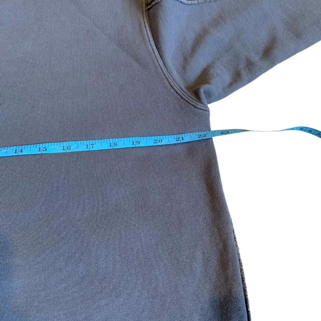 ​Aerie UPSTATE Blue Crewneck Sweatshirt S Petite Vtg Wash Faded Aesthetic VSCO - Image 7