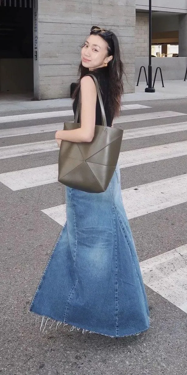 Tazz Denim Midi Skirt - Image 6