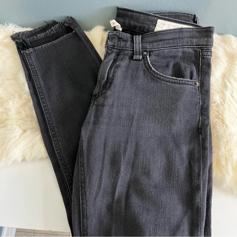 Rag & Bone Distressed Skinny Jeans - Image 3