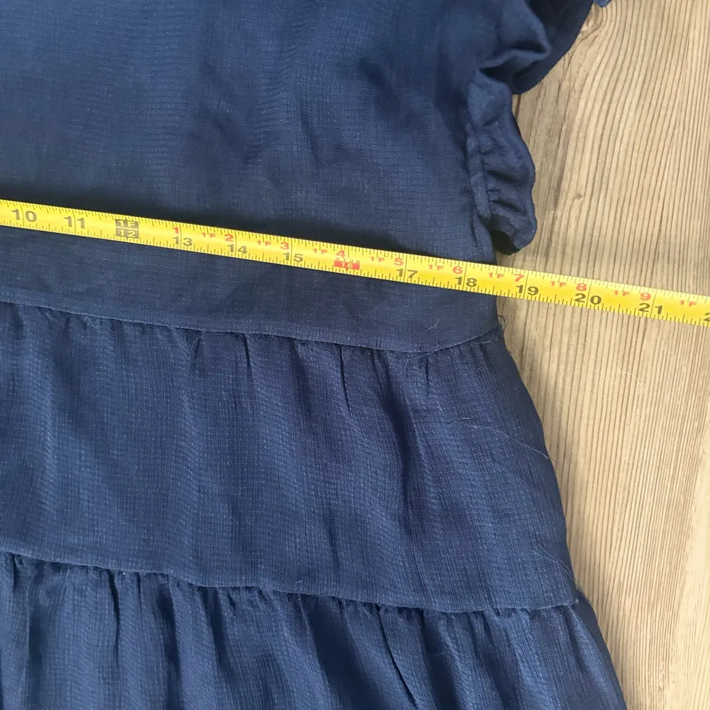 Foteisy NWT size Small Baby Doll Layered dress Blue - Image 4