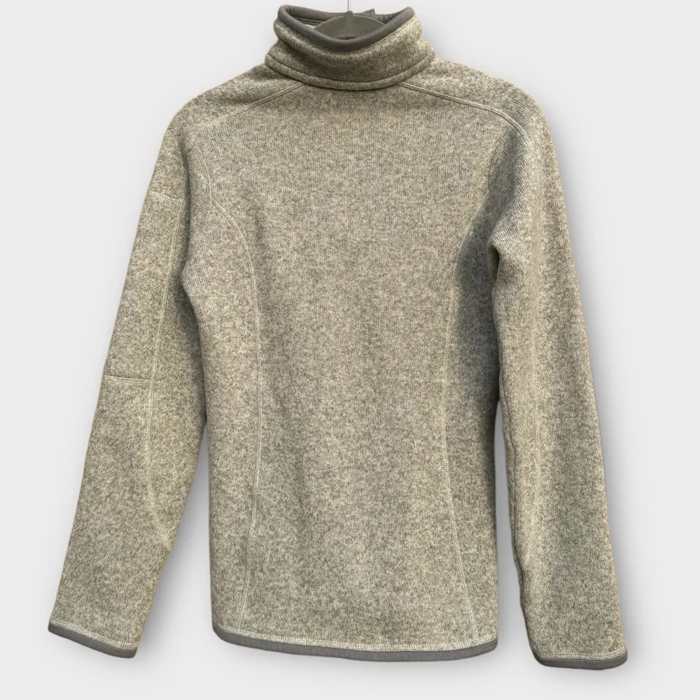 Better Sweater Marked Grey Mock Neck Quarter Zip-Up - Image 7
