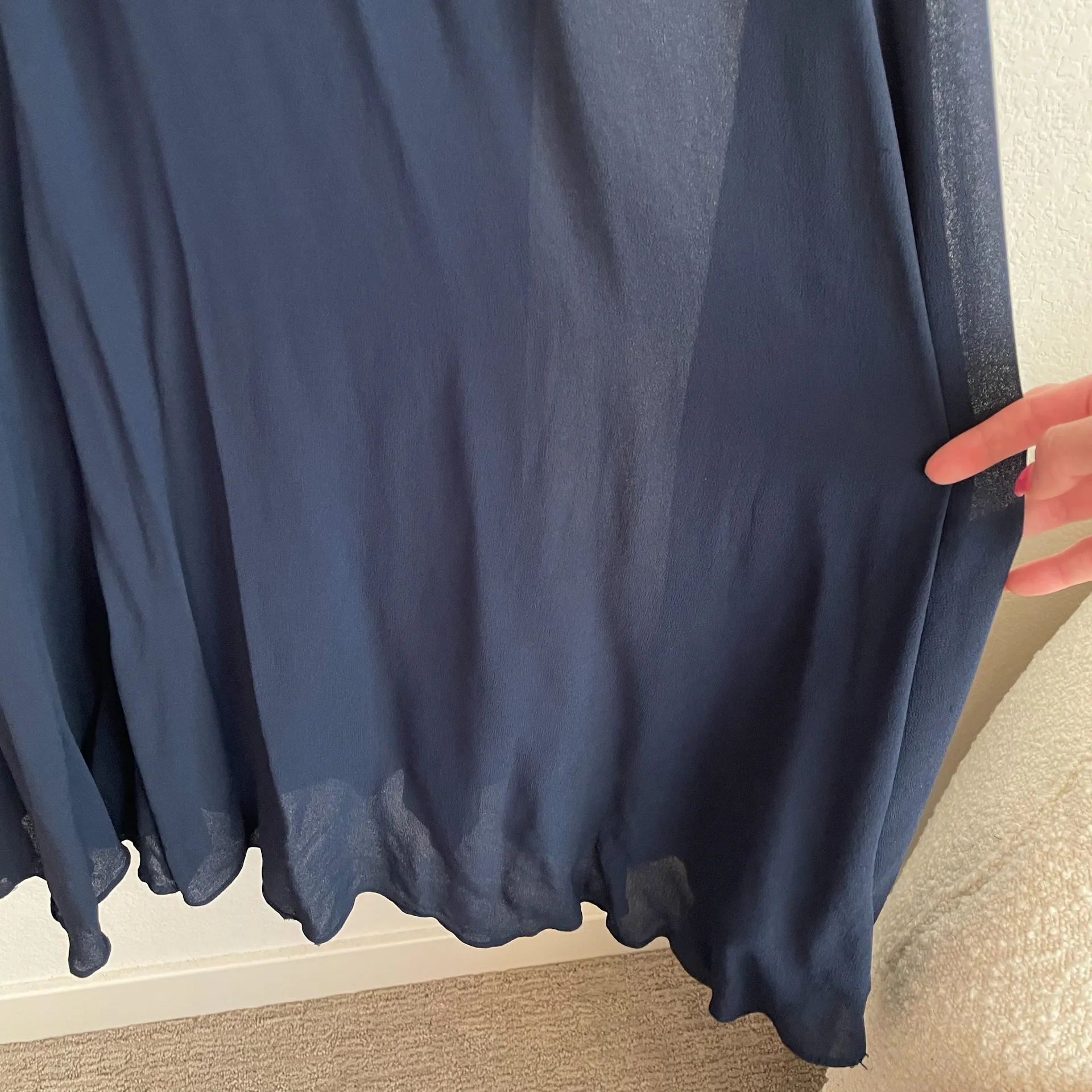 Navy Blue Maxi Dress Gown - Image 14