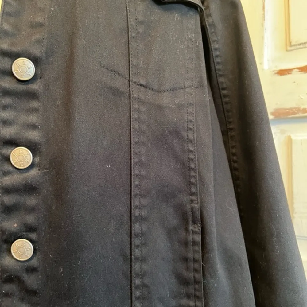 Live‎ a little vintage black button up Jacket Womens sz 3X - Image 6