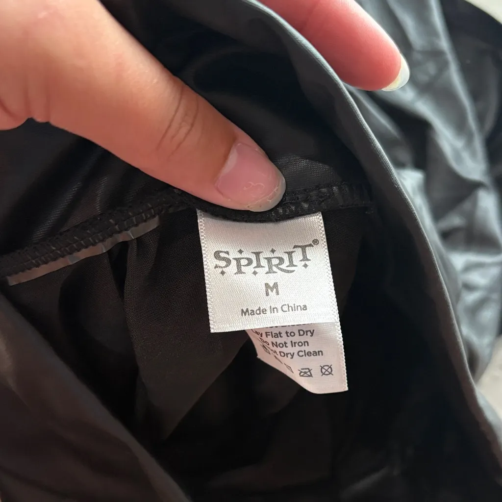 Spirit Black Mini Skirt - Image 2