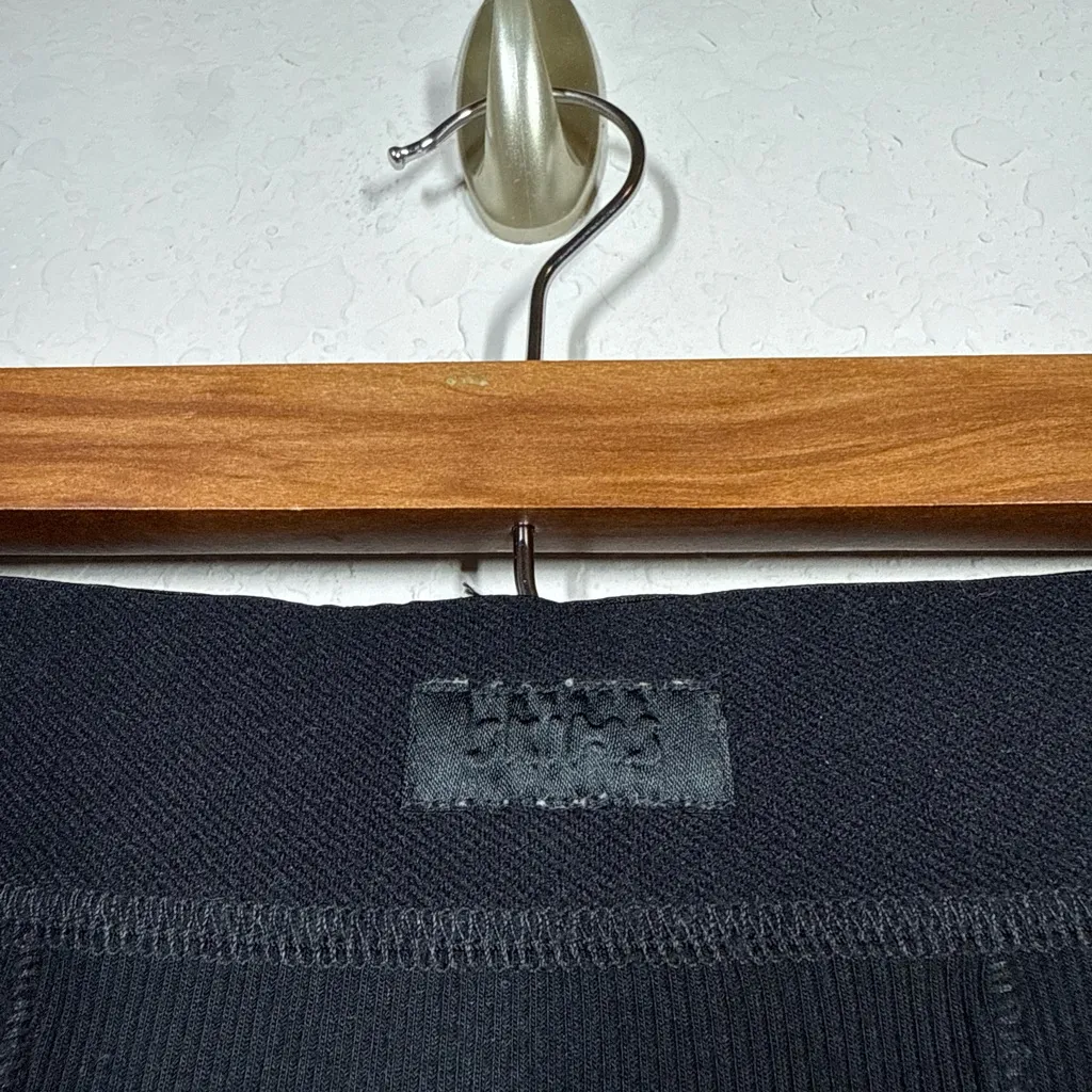 Skims Cotton Collection Ribbed Cotton Blend Jersey Boxer Shorts Sz Small - Image 5