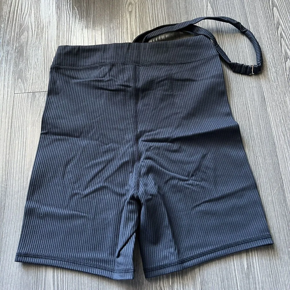 For Love And Lemons Chloe Shorts Womens Small Athletic Midnight Blue - Image 4