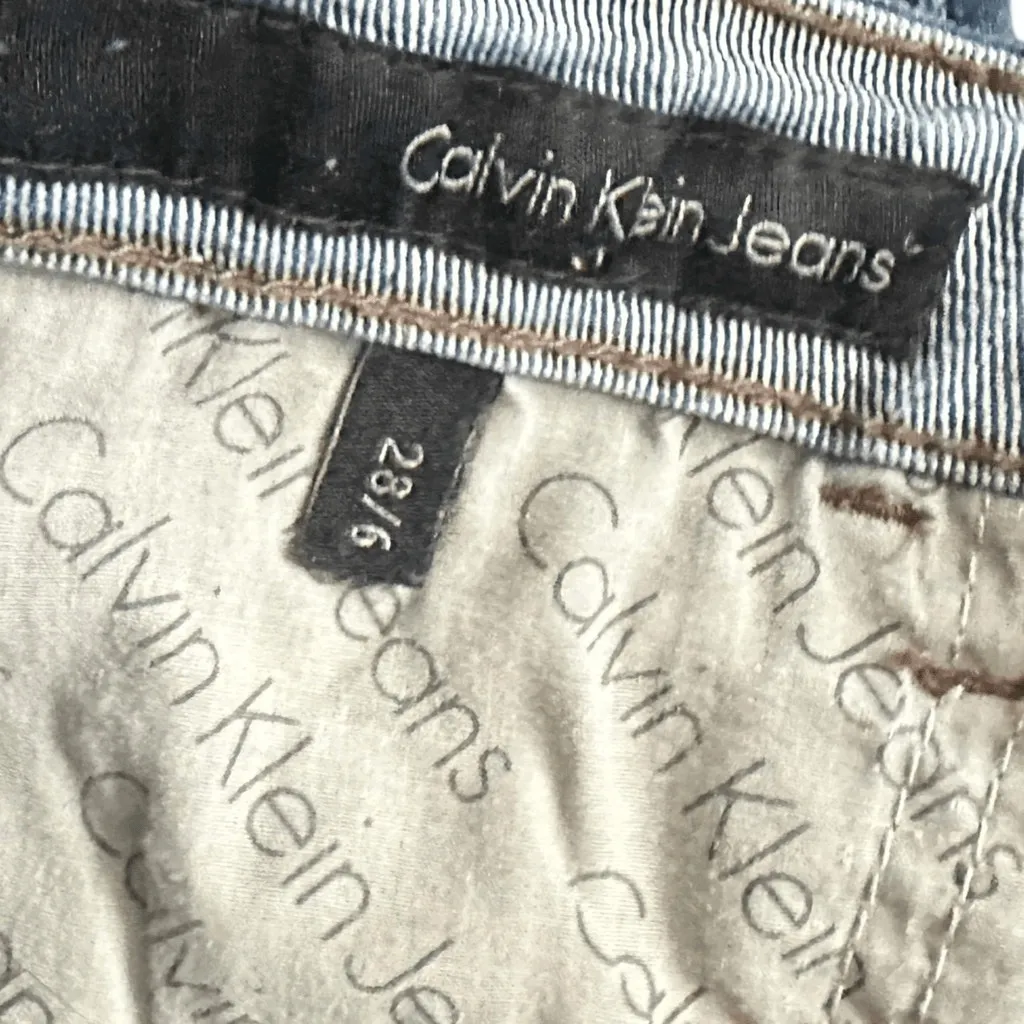 Calvin Klein Women Blue Midrise Bootcut Jeans Classic Denim Size 28/6 - Image 6