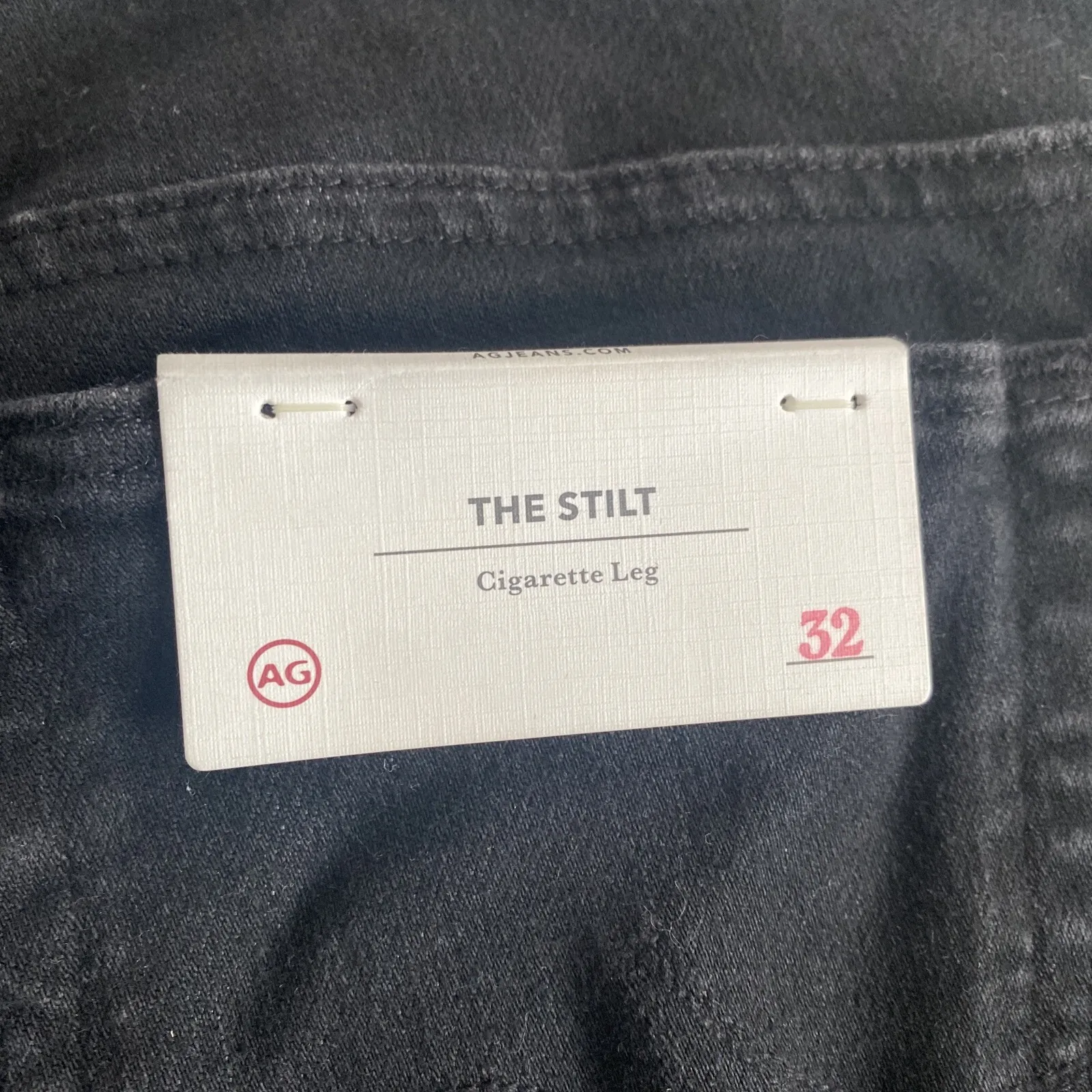 Adriano Goldschmied Women's 32R Black The Stilt Cigarette Leg Skinny Jeans NEW - Image 5