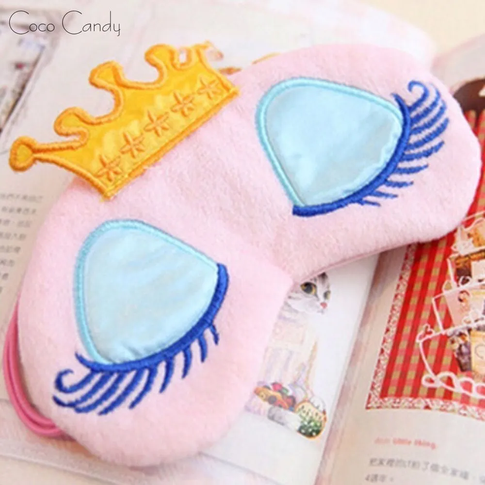 🆕Princess Crown Pink Eye Mask - Image 2