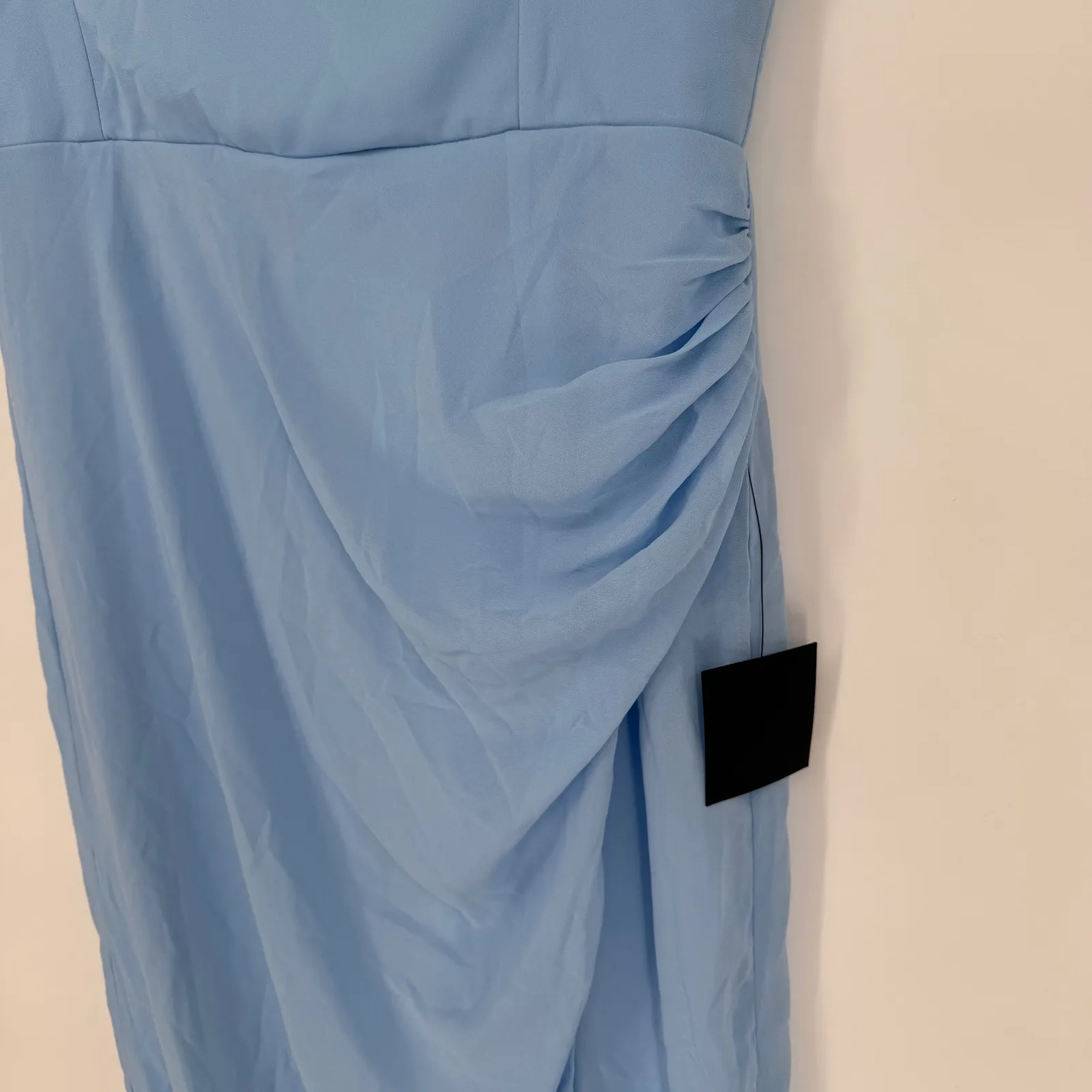Lulus Glamorous Disposition Light‎ Blue Ruched Maxi Dress - Image 5