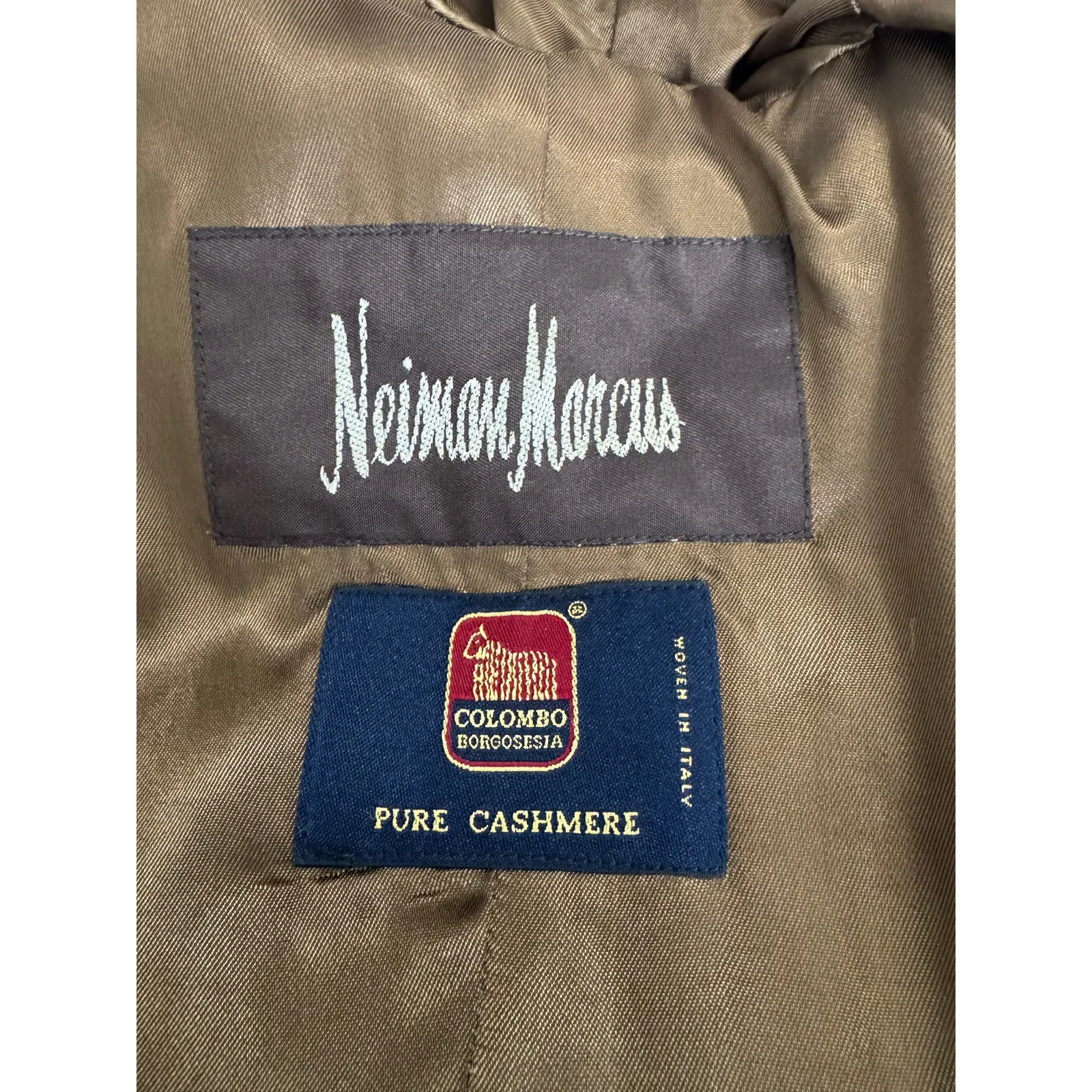 Giuliana Teso Pure Cashmere Coat with Fur Cuffs Italian 40/US Small 4 - Image 6