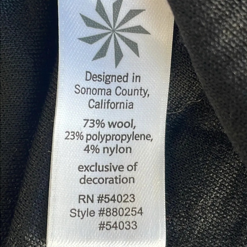 Athleta Wooly Tech Dress Black Long Sleeve - Image 5