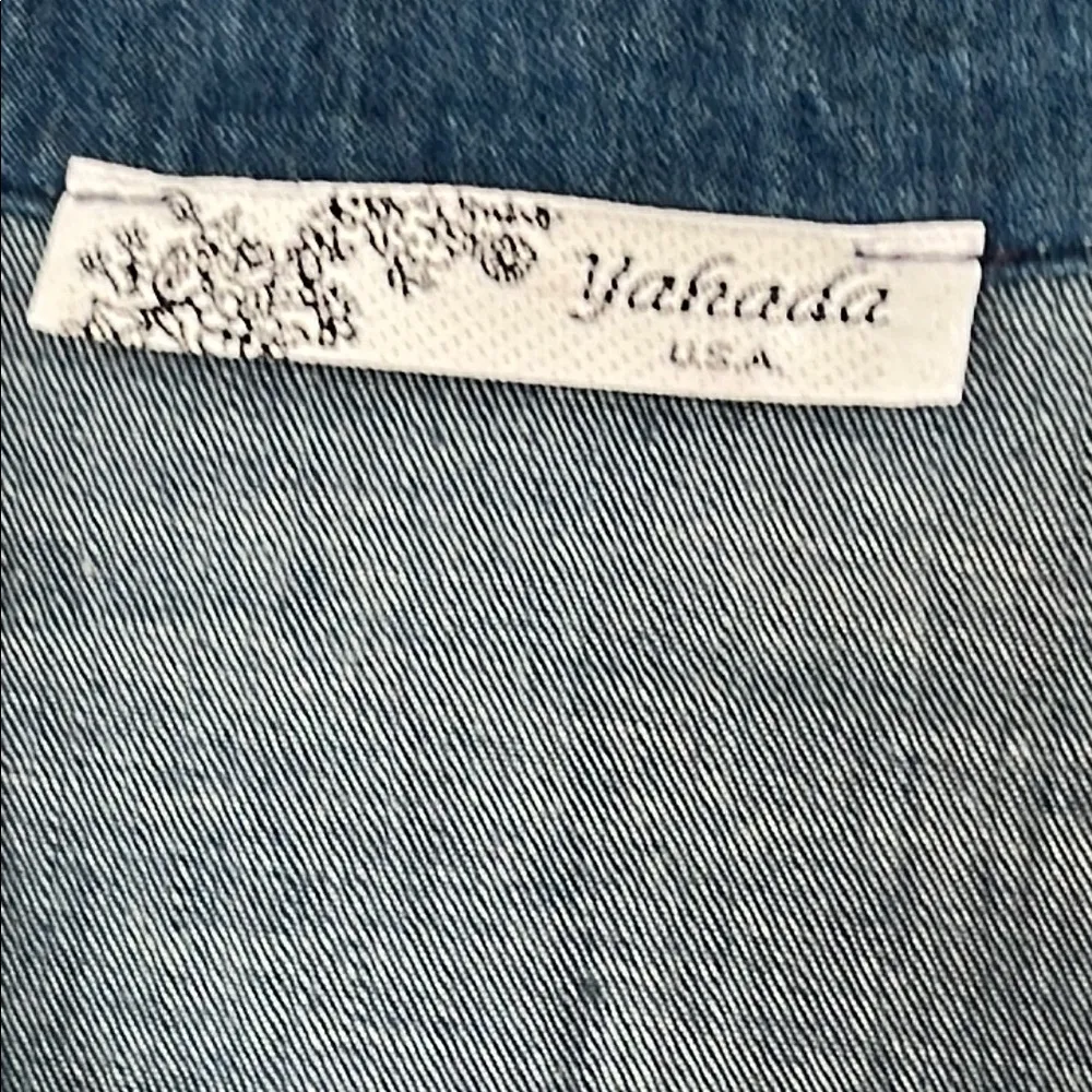 Denim Blue Women's Top Super Cute Size M - Image 2