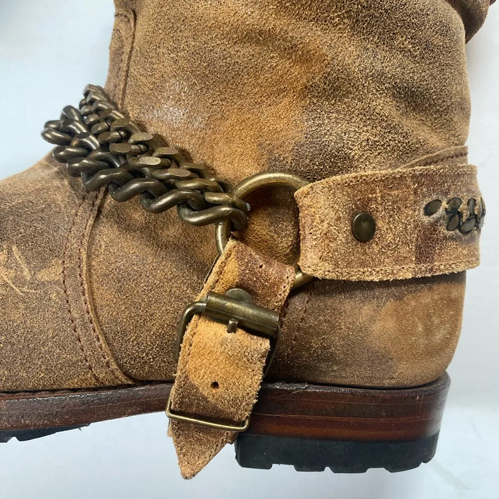 NWT Sendra Crazy Horse Motorcycle Boots Size 7 Brown - Image 3