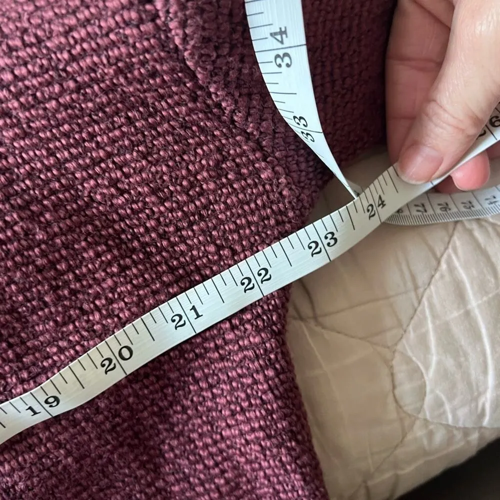 Sweaty Betty Boucle Funnel Neck Sweatshirt in Black Cherry NWT Small size 6 - Image 7