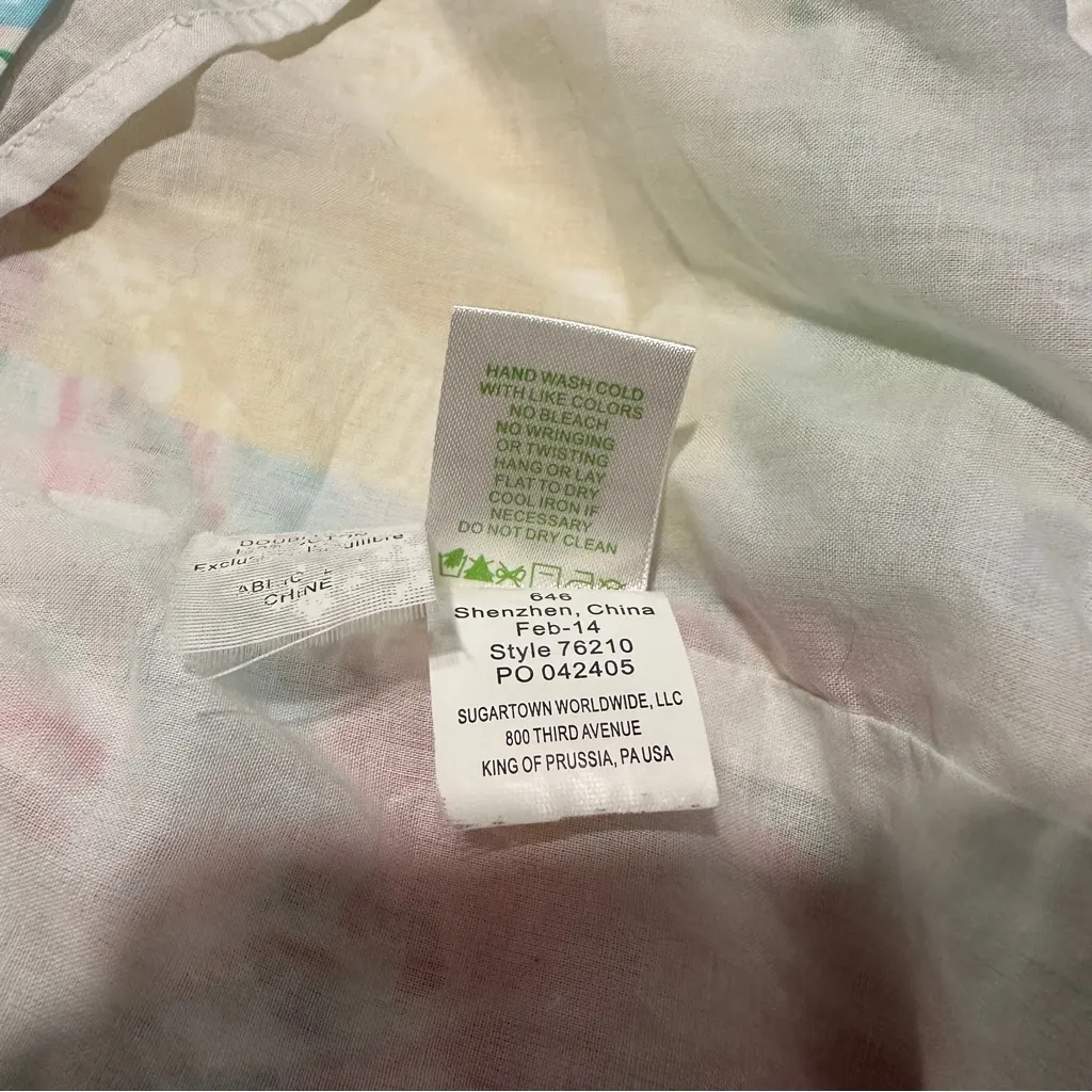 Lilly Pulitzer Franco Patchwork Dress Size 4‎ Cotton Colorful Bright Print - Image 9