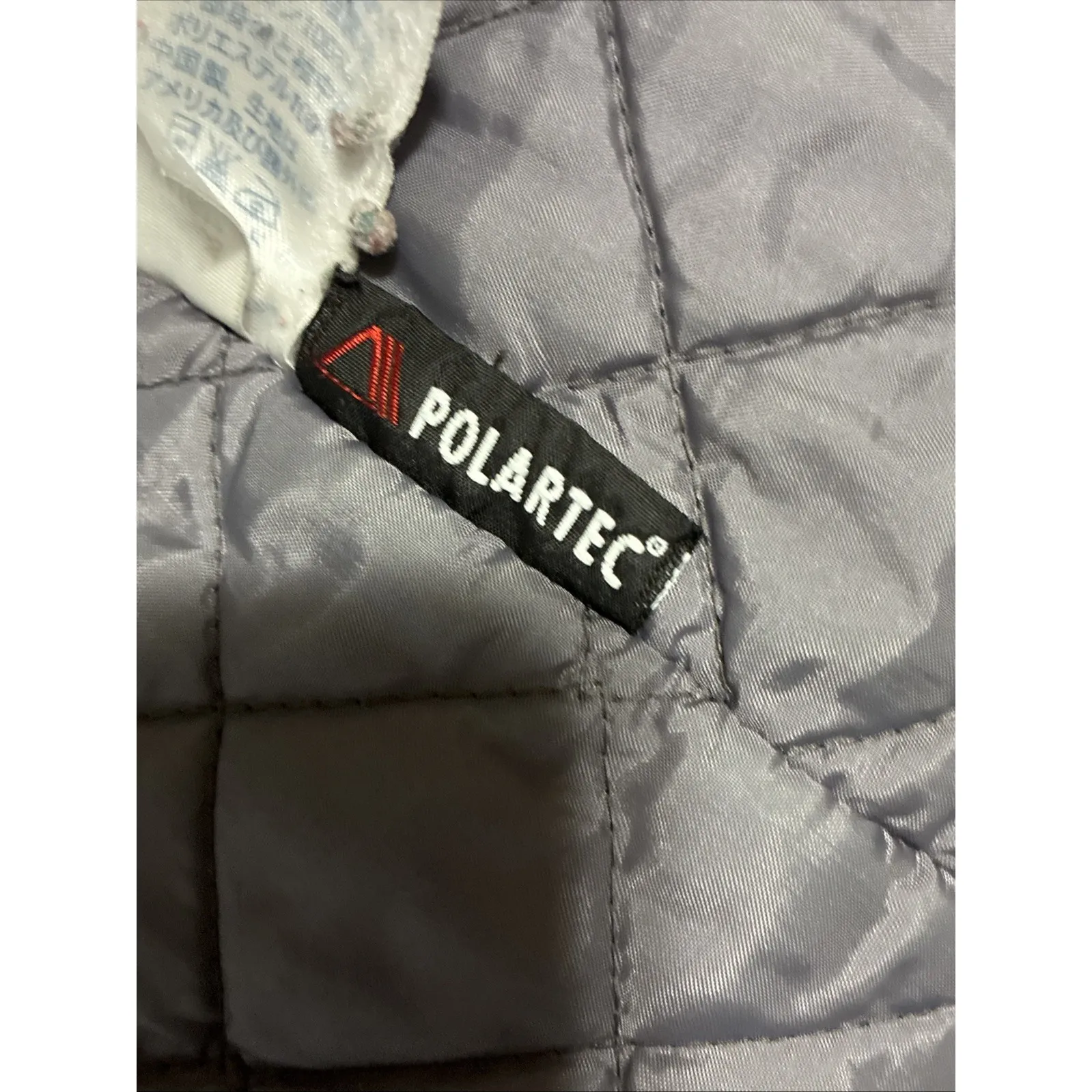 Lands End Jacket Parka Blue Polartec Aircore 200 Parka Hooded‎ Womens Small - Image 7