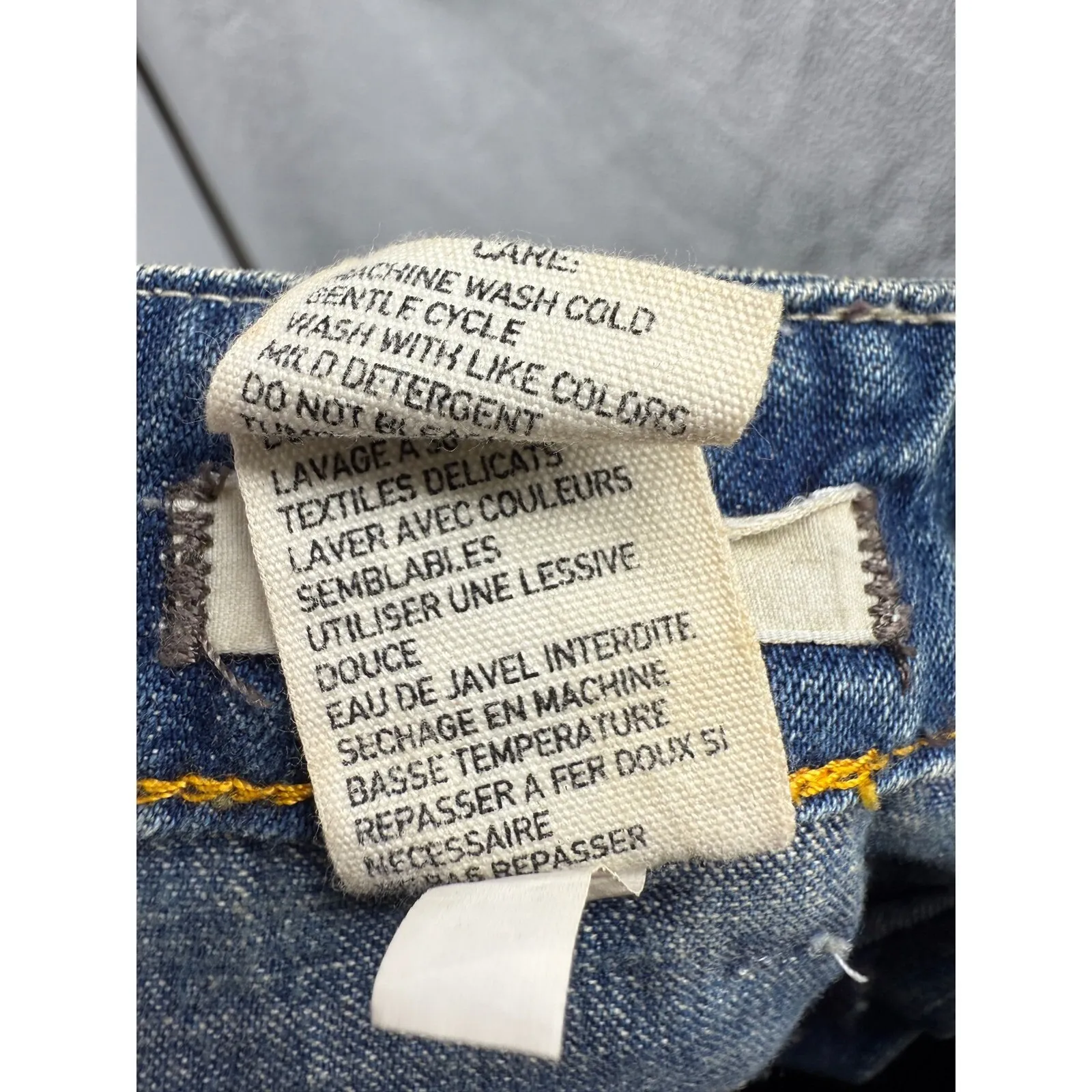 Denim & Supply Ralph Lauren Flare Jeans Womens 27 Button Fly Distressed - Image 4