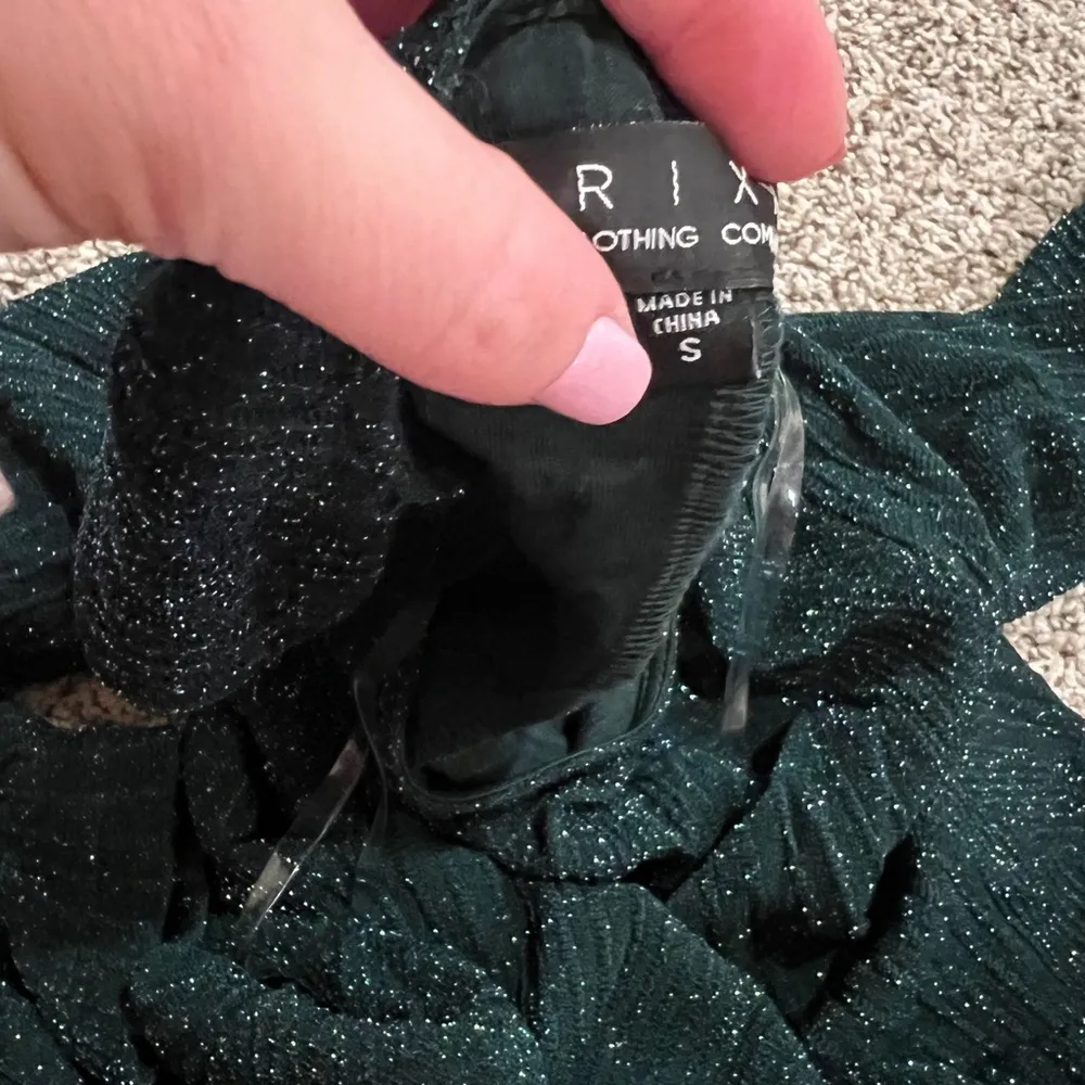 Bodycon Sparkle Emerald Dress - Image 3