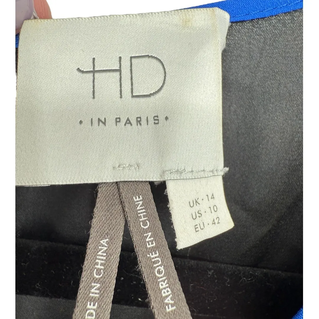 Anthropologie HD In Paris Colorful Plaid Patchwork Sleeveless Midi Dress Size 10 - Image 3